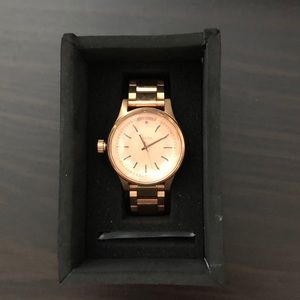 Nixon Facet 38 All Rose Gold Watch NWT